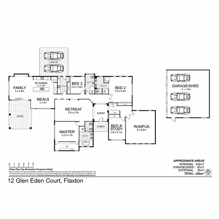 Floorplan of Homely house listing, 12 Glen Eden Court, Flaxton QLD 4560