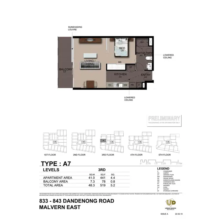 Floorplan of Homely apartment listing, 302/839 Dandenong Road, Malvern East VIC 3145