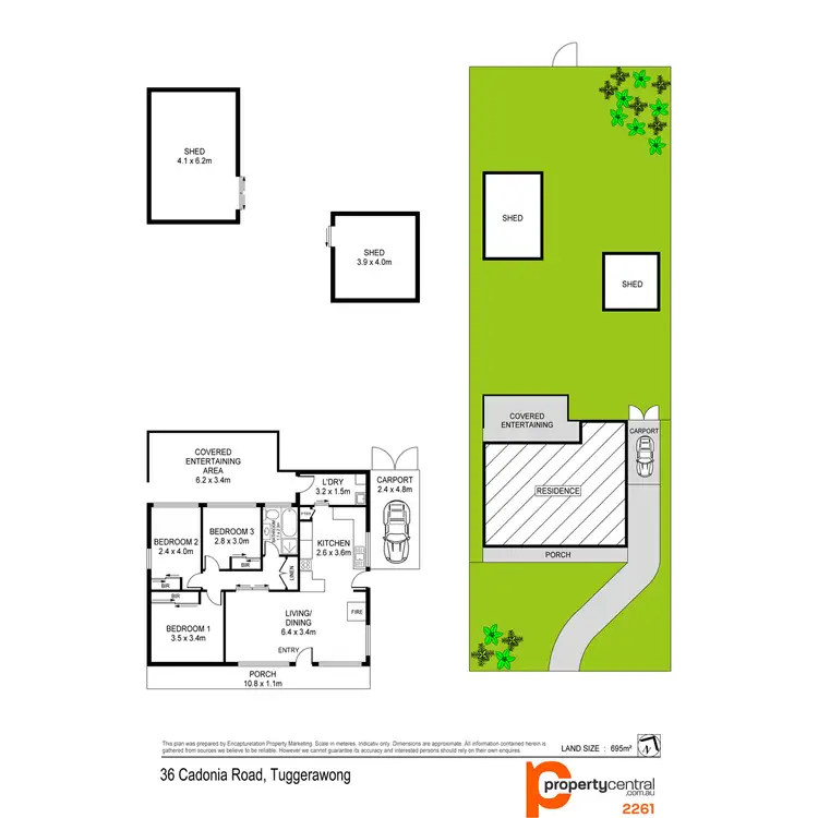 Floorplan of Homely house listing, 36 Cadonia Road, Tuggerawong NSW 2259