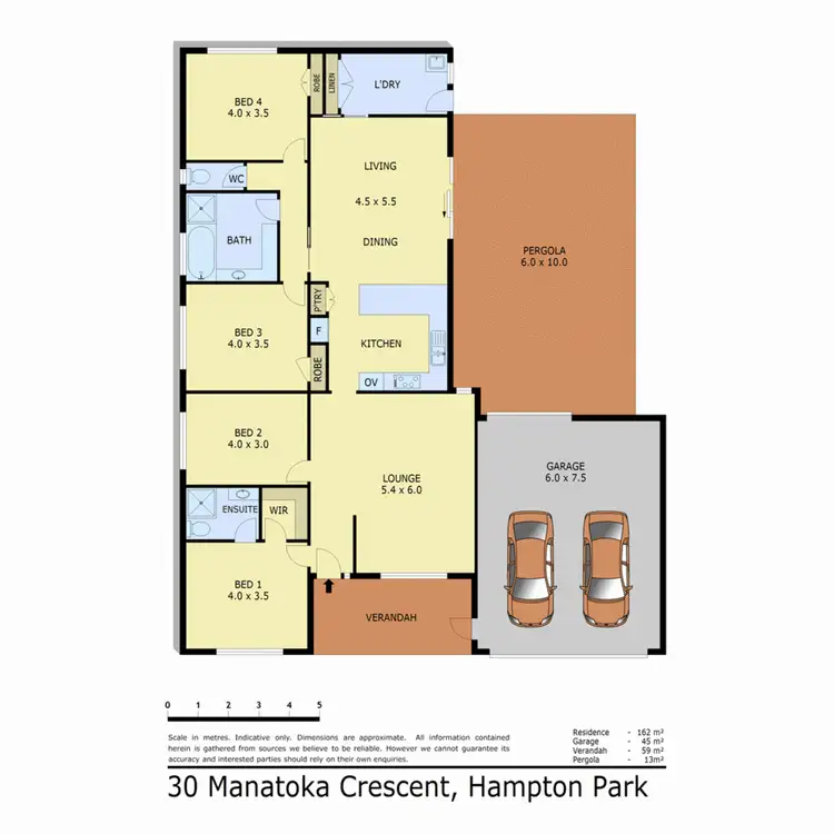 Floorplan of Homely house listing, 30 Manatoka Crescent, Hampton Park VIC 3976