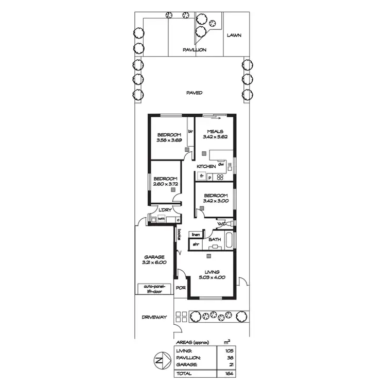 Floorplan of Homely house listing, 46 Victoria Street, Mile End SA 5031