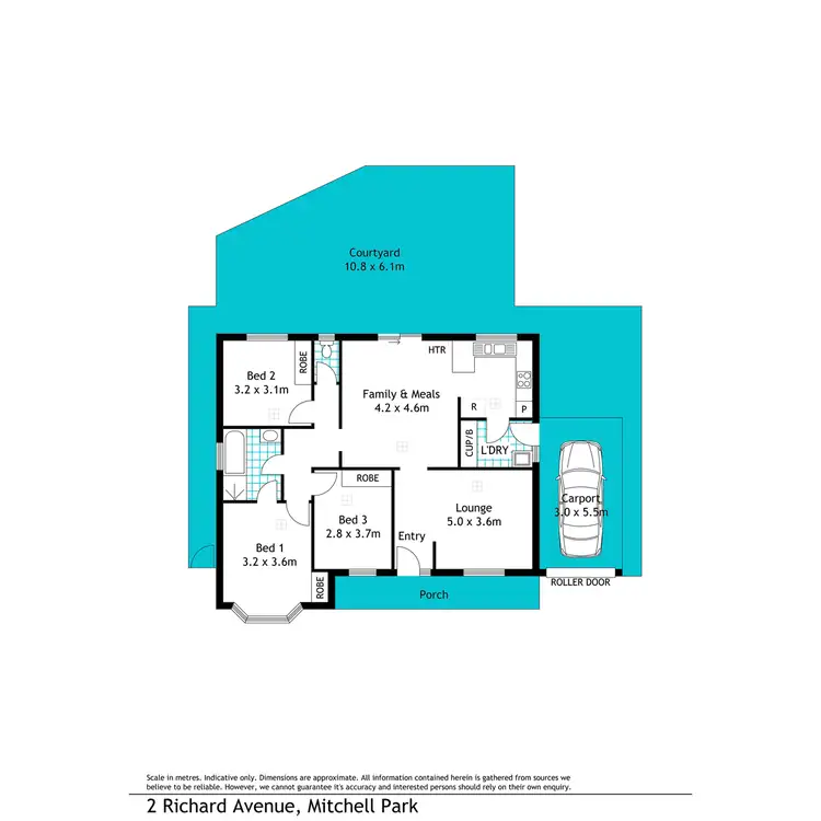 Floorplan of Homely house listing, 2 Richard Avenue, Mitchell Park SA 5043
