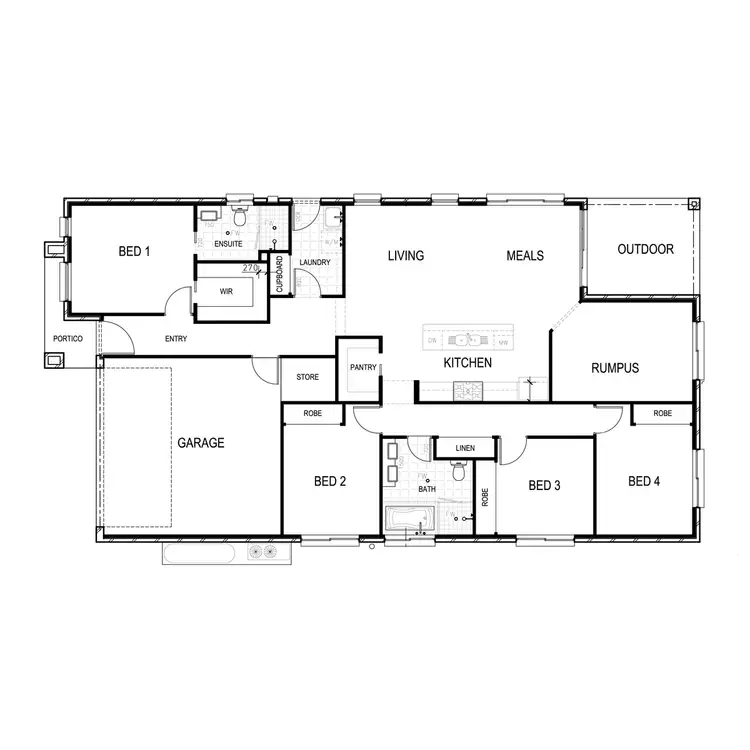 Floorplan of Homely house listing, 20 Holden Drive, Oran Park NSW 2570