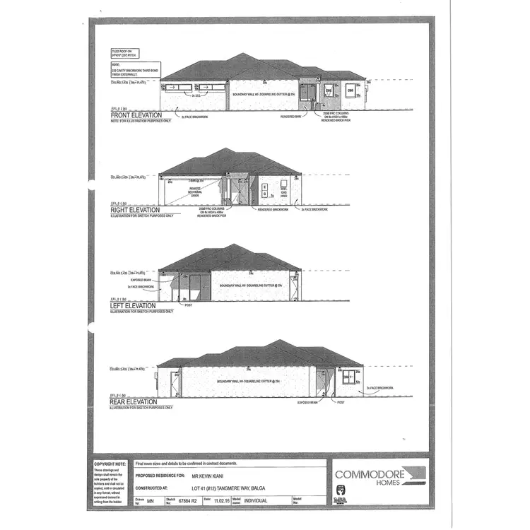 Floorplan of Homely land listing, 2/12A Tangmere Way, Balga WA 6061