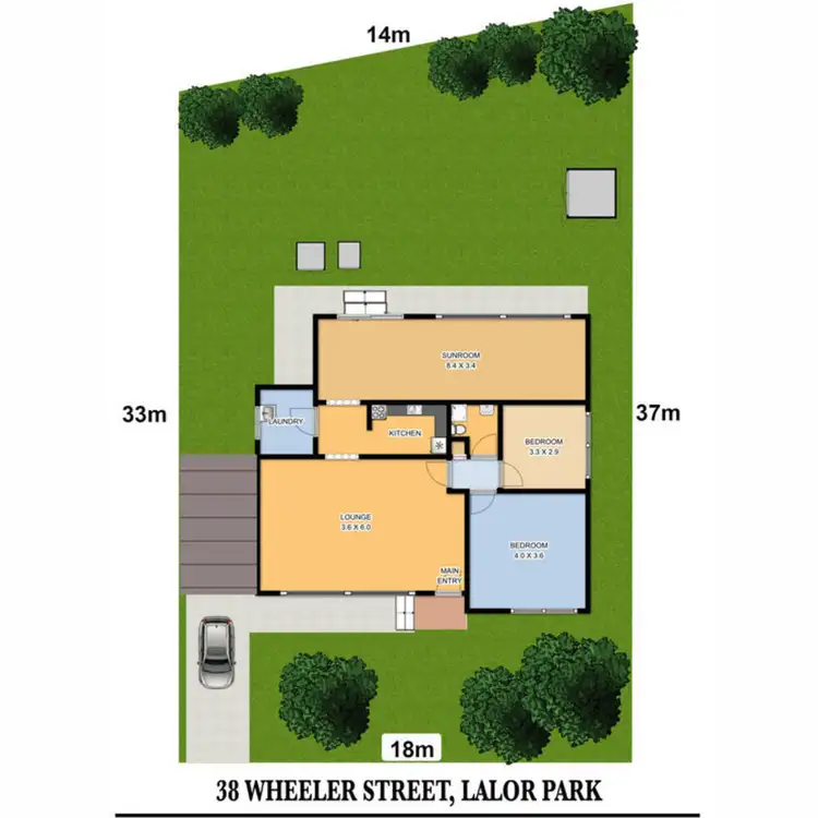 Floorplan of Homely house listing, 38 Wheeler Street, Lalor Park NSW 2147
