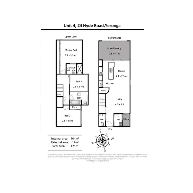 Floorplan of Homely unit listing, U4/24 Hyde Road, Yeronga QLD 4104