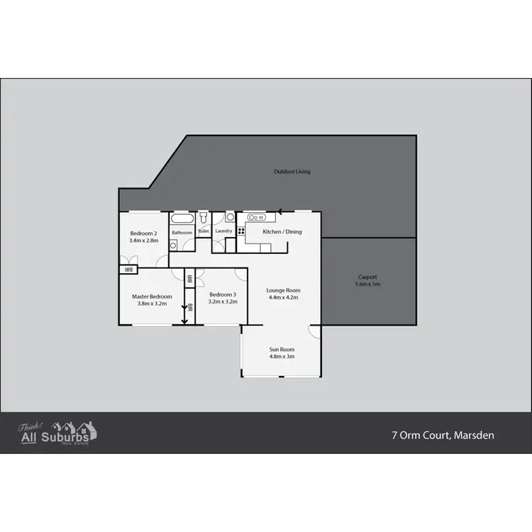 Floorplan of Homely house listing, 7 Orm Court, Marsden QLD 4132
