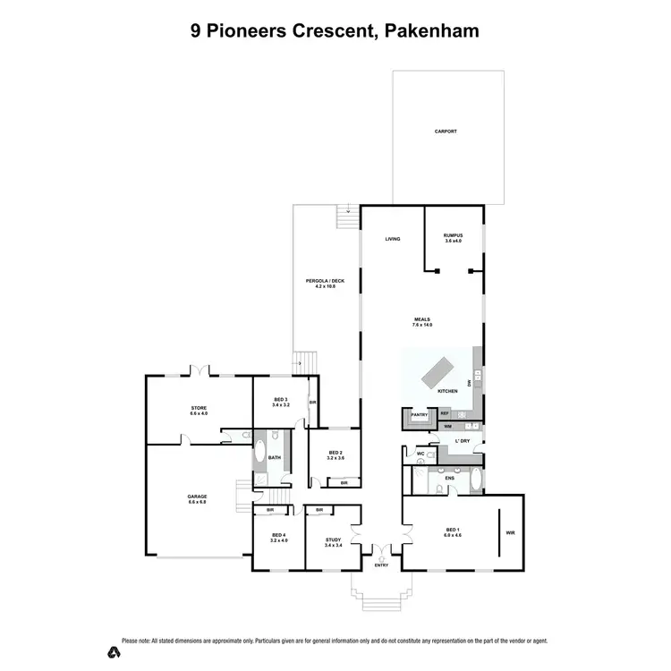 Floorplan of Homely house listing, 9 Pioneers Crescent, Pakenham VIC 3810