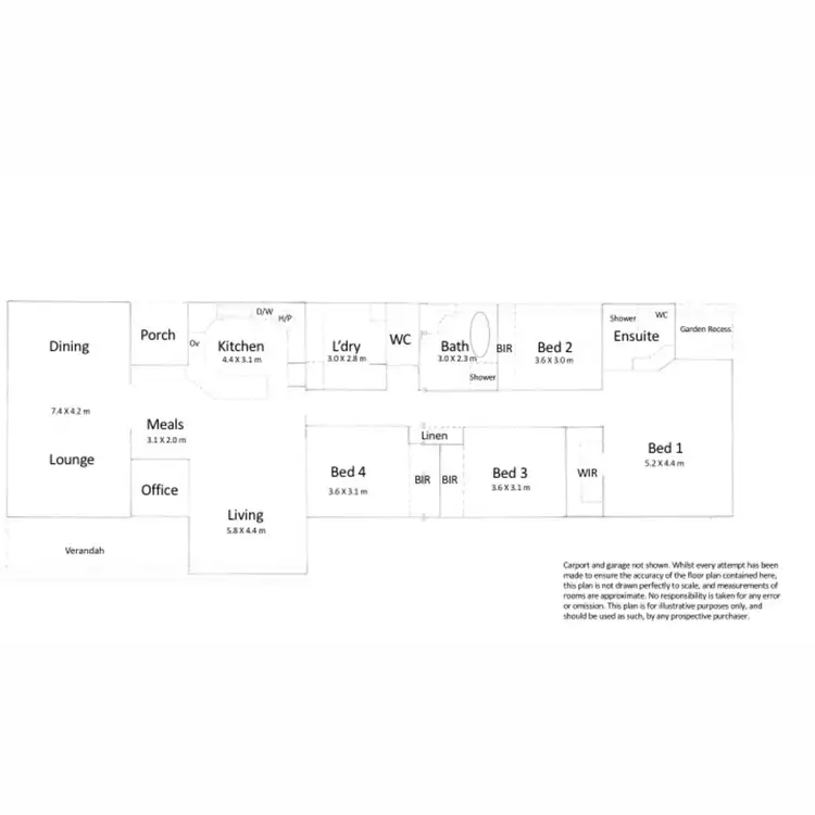 Floorplan of Homely house listing, 10 David Street, Hamilton VIC 3300