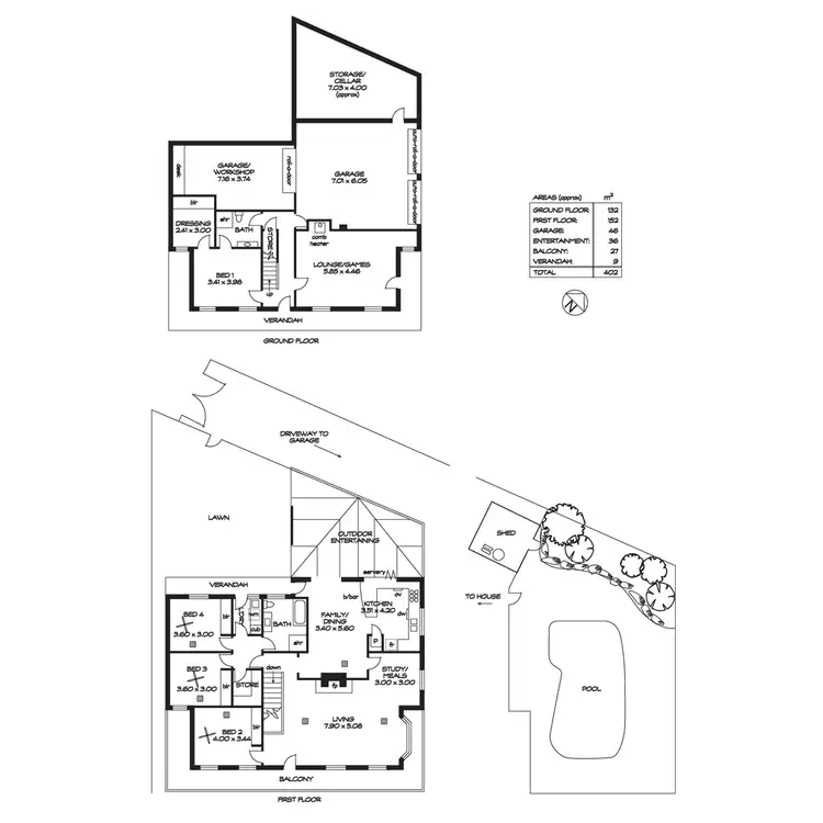 Floorplan of Homely house listing, 42 Dene Road (5 Stow Crt), Highbury SA 5089