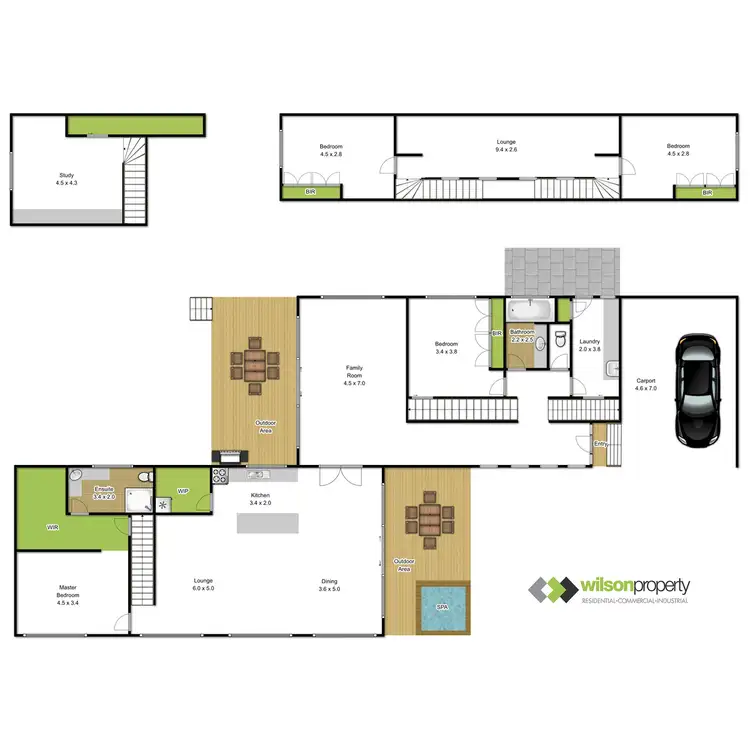 Floorplan of Homely house listing, 23 Melrossa Road, Traralgon VIC 3844