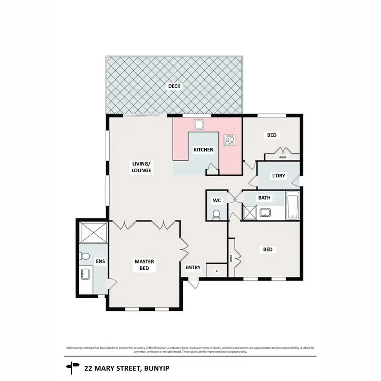 Floorplan of Homely house listing, 22 Mary Street, Bunyip VIC 3815