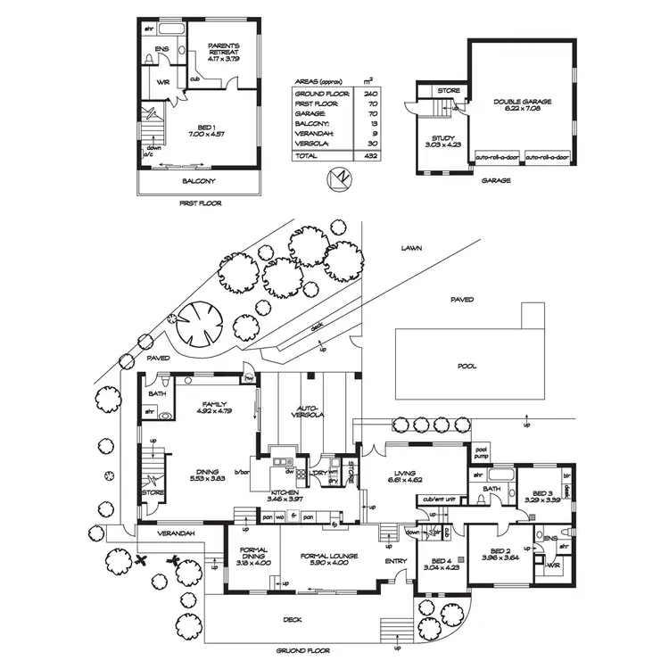 Floorplan of Homely house listing, 15 Woodhouse Crescent, Wattle Park SA 5066