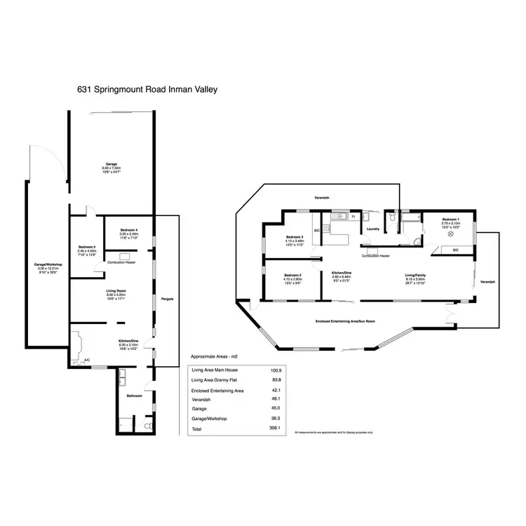 Floorplan of Homely house listing, 631 Springmount Road, Inman Valley SA 5211