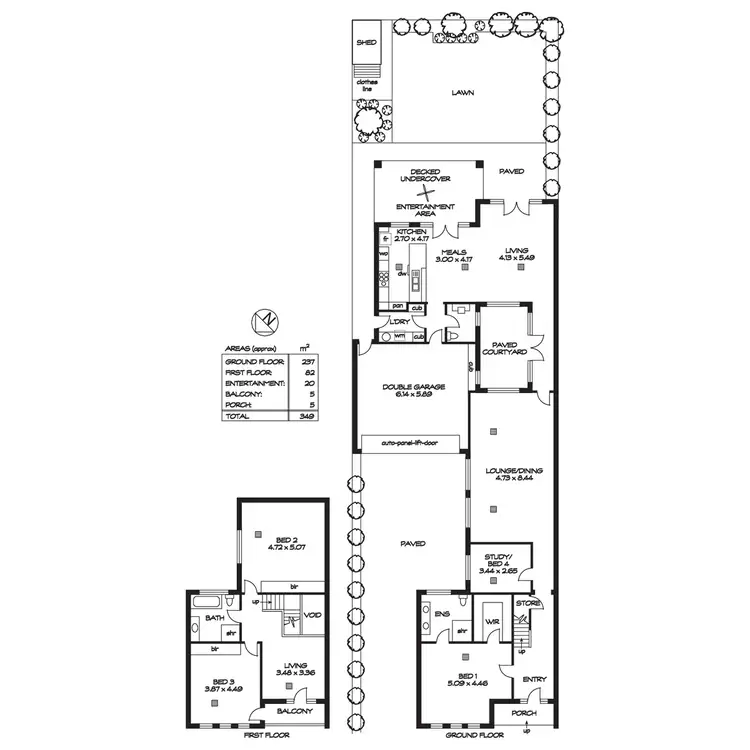 Floorplan of Homely house listing, 115B Second Avenue, Joslin SA 5070