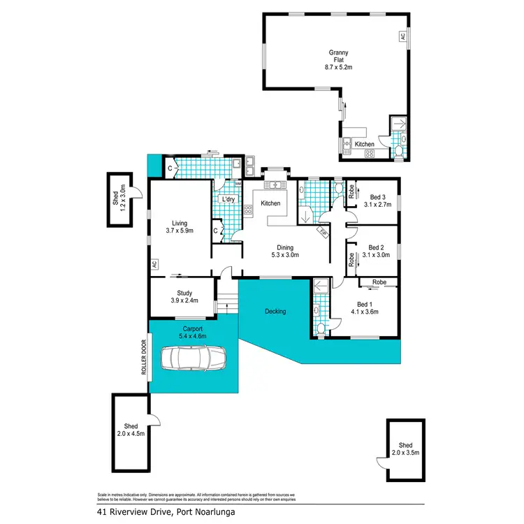 Floorplan of Homely house listing, 41 Riverview Drive, Port Noarlunga SA 5167