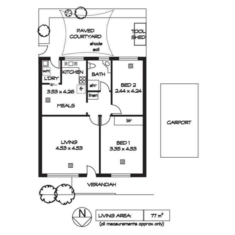 Floorplan of Homely unit listing, 5/23 Towers Terrace, South Plympton SA 5038