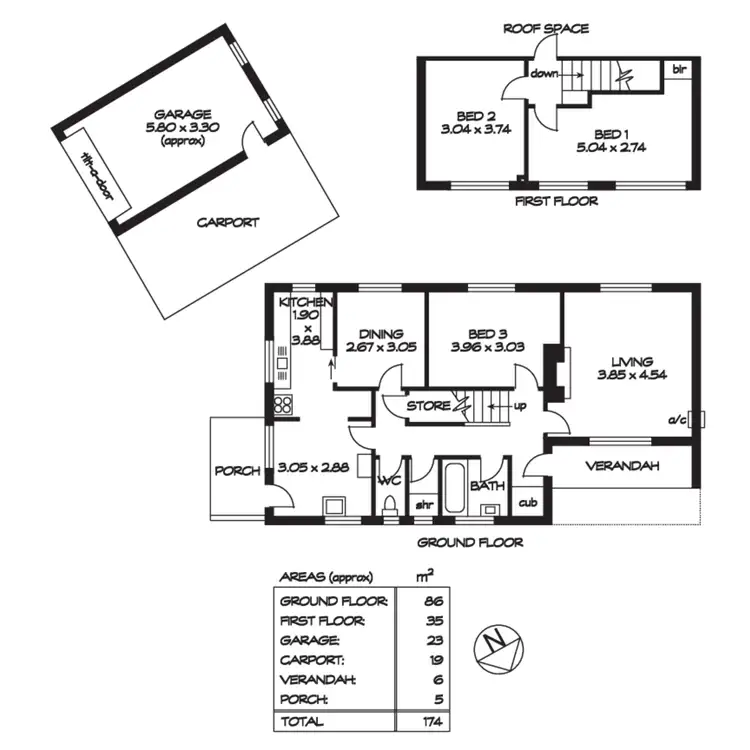 Floorplan of Homely house listing, 352 Grange Road, Kidman Park SA 5025