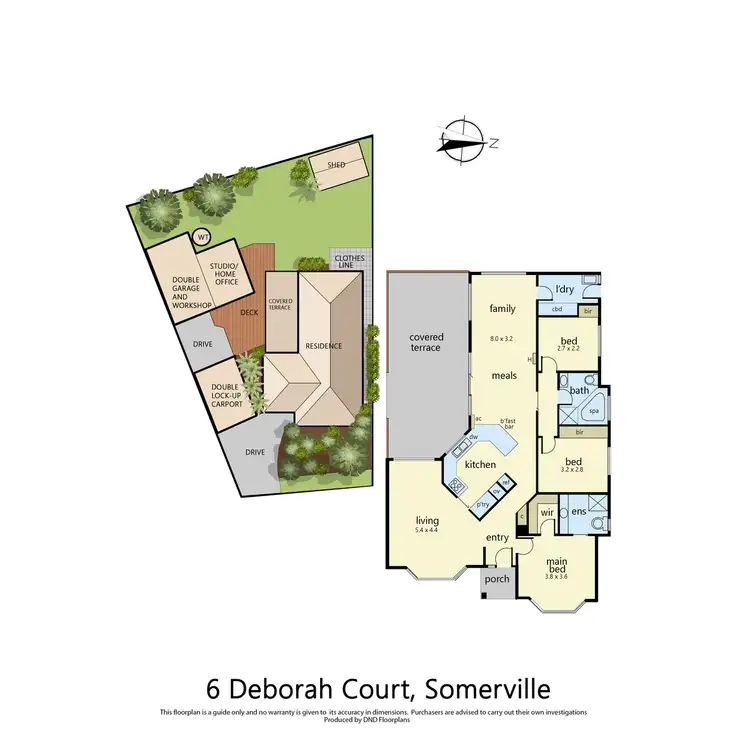 Floorplan of Homely house listing, 6 Deborah Court, Somerville VIC 3912