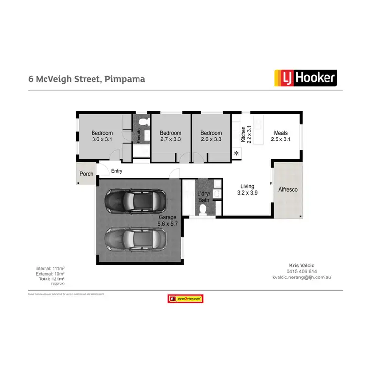 Floorplan of Homely house listing, 6 McVeigh Street, Pimpama QLD 4209