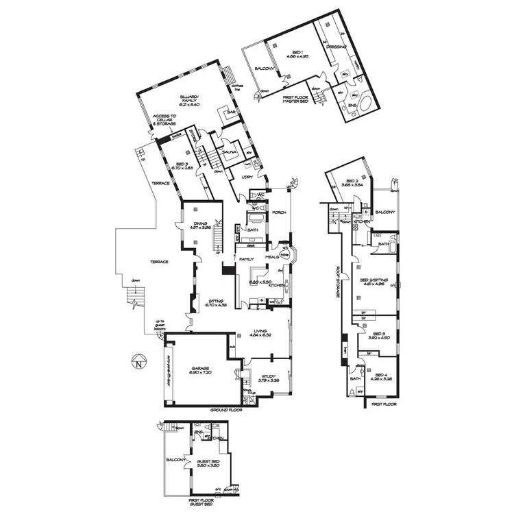 Floorplan of Homely house listing, 3 The Glade, Springfield SA 5062