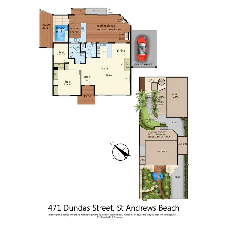 Floorplan of Homely house listing, 471 Dundas Street, St Andrews Beach VIC 3941