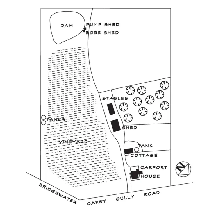 Floorplan of Homely rural property listing, 423 Carey Gully Road, carey gully SA 5144