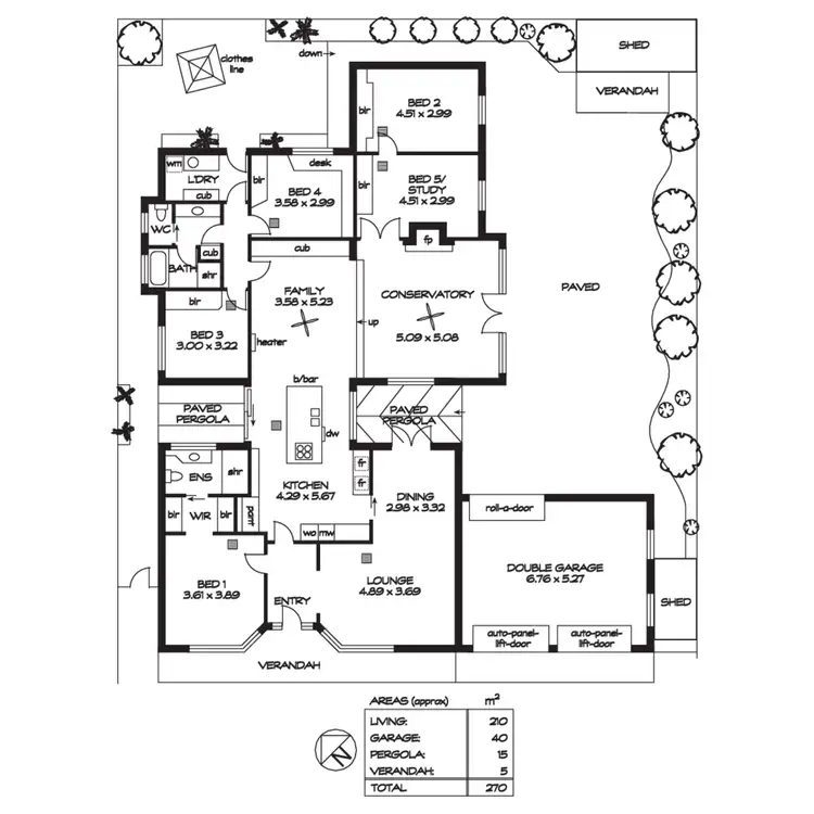 Floorplan of Homely house listing, 13 Austin Place, Wynn Vale SA 5127
