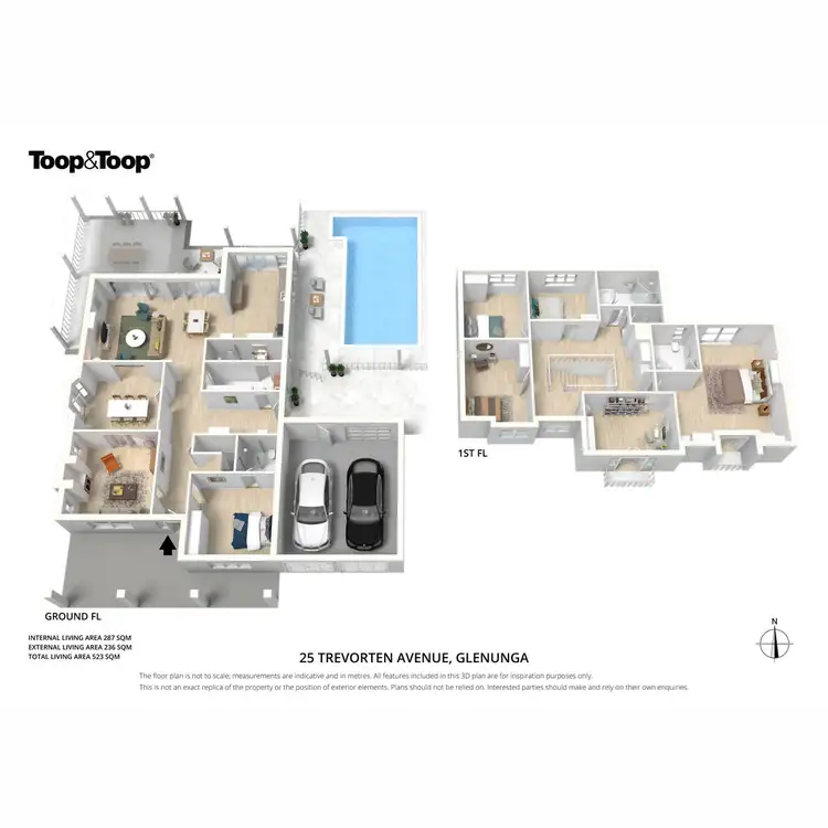 Floorplan of Homely house listing, 25 Trevorten Avenue, Glenunga SA 5064