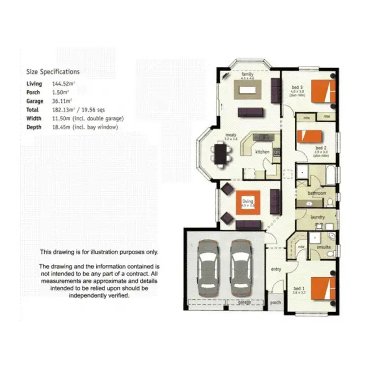 Floorplan of Homely house listing, 170 Grand Boulevard, Seaford Rise SA 5169