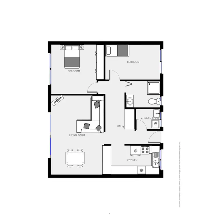 Floorplan of Homely unit listing, 3/2 View Street, Merimbula NSW 2548