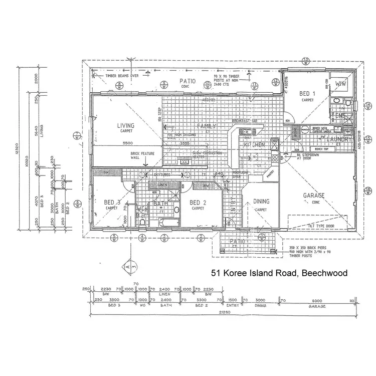Floorplan of Homely house listing, 51 Koree Island Road, Beechwood NSW 2446