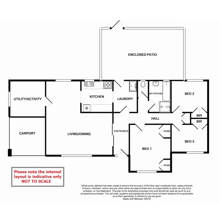 Floorplan of Homely house listing, 16 Devon Way, Lynwood WA 6147