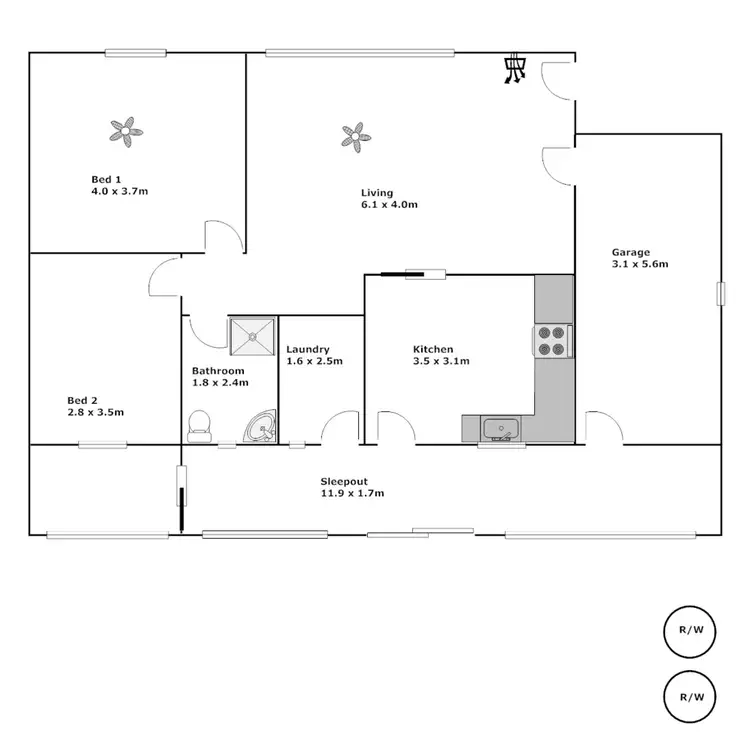 Floorplan of Homely house listing, 3 Pearson Avenue, Port Lincoln SA 5606