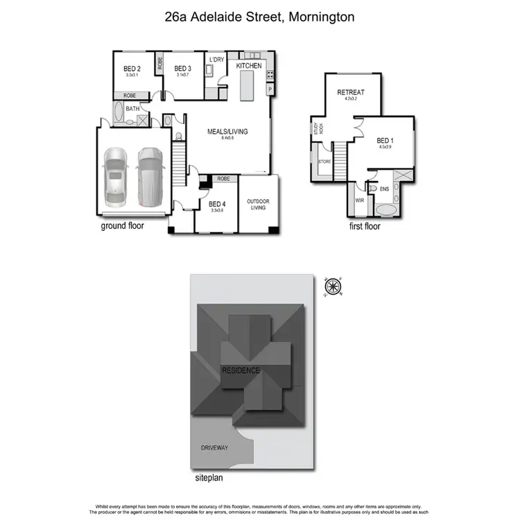Floorplan of Homely house listing, 26a Adelaide Street, Mornington VIC 3931