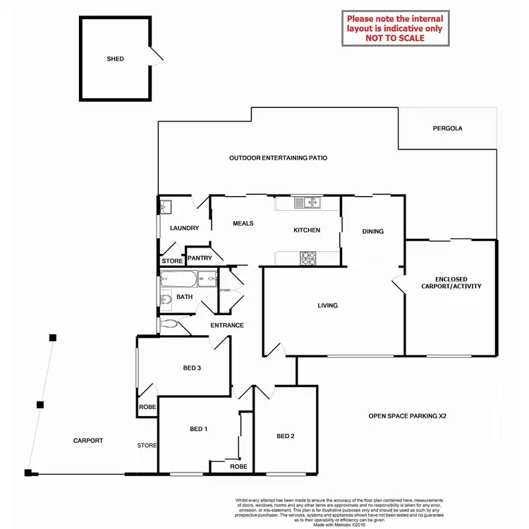 Floorplan of Homely house listing, 23 Wisteria Way, Ferndale WA 6148