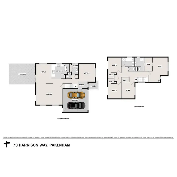 Floorplan of Homely house listing, 73 Harrison Way, Pakenham VIC 3810