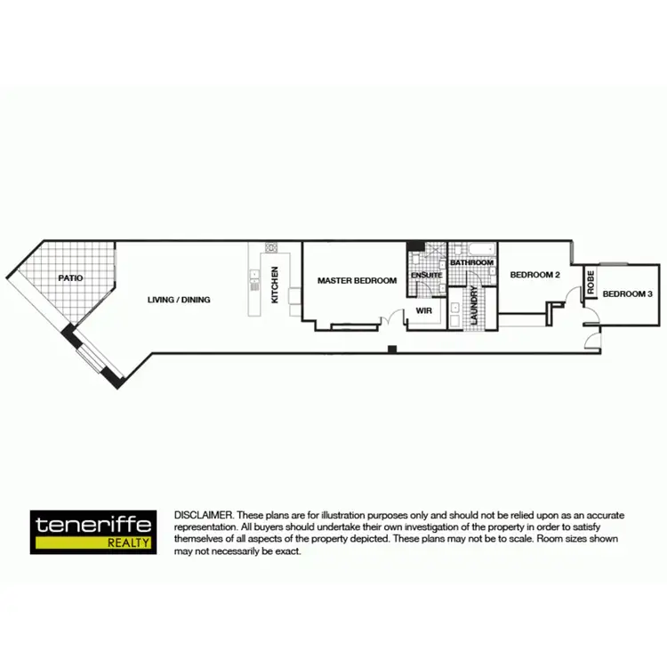 Floorplan of Homely apartment listing, 54 Vernon Terrace, Teneriffe QLD 4005