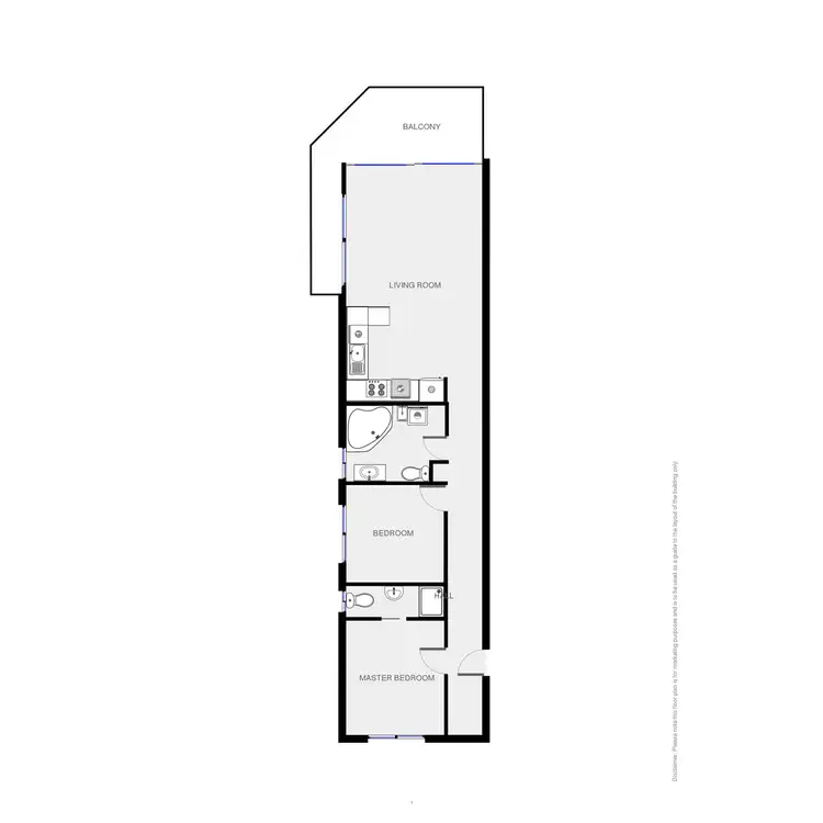 Floorplan of Homely apartment listing, 7/62 Fishpen Road, Merimbula NSW 2548