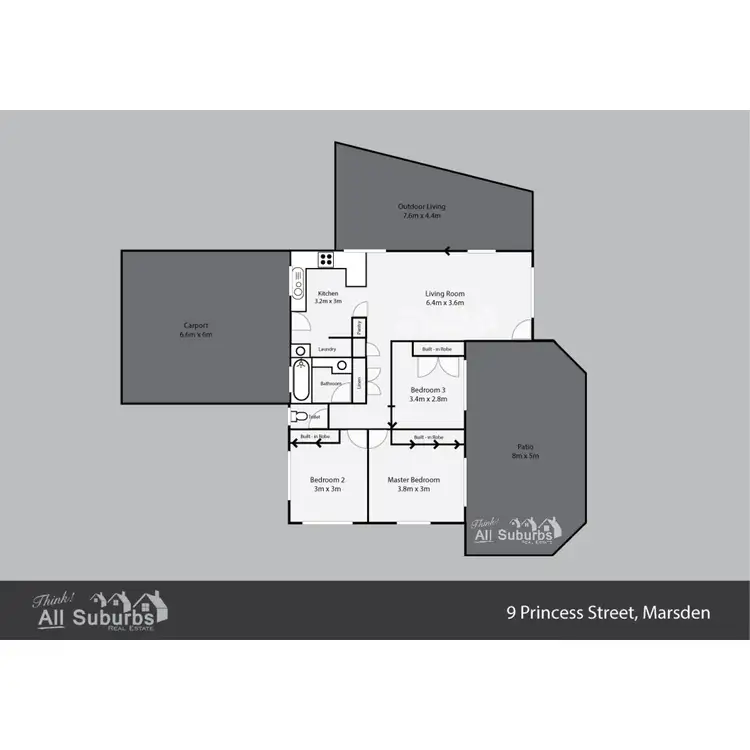 Floorplan of Homely house listing, 9 Princess Street, Marsden QLD 4132