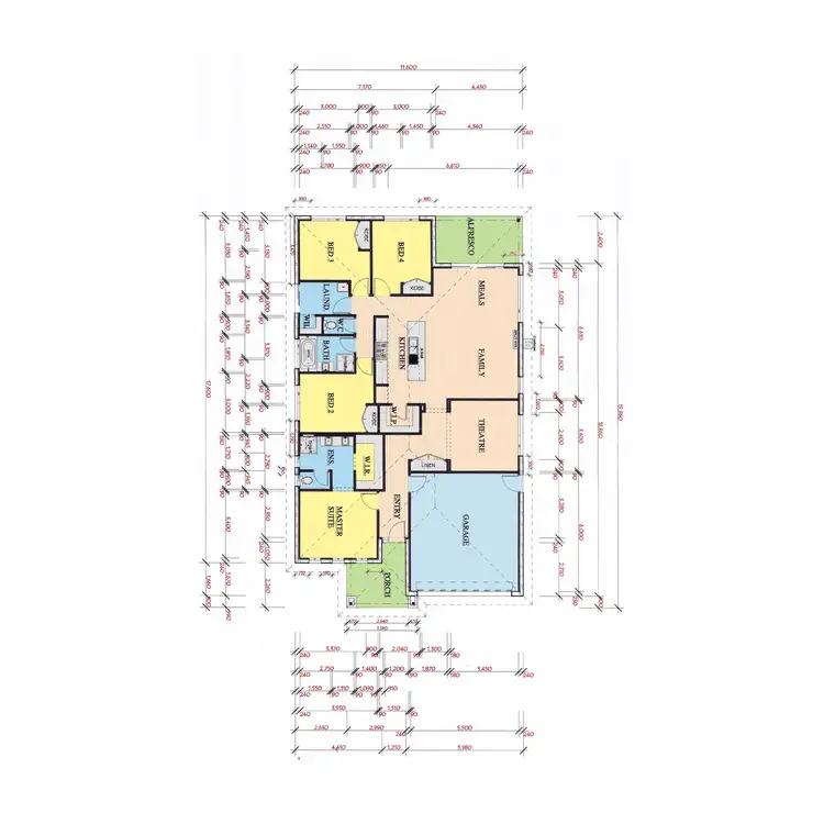 Floorplan of Homely house listing, 43 Killeen Street, Stratford VIC 3862