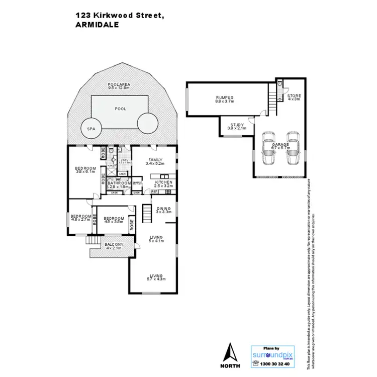 Floorplan of Homely house listing, 123 Kirkwood Street, Armidale NSW 2350