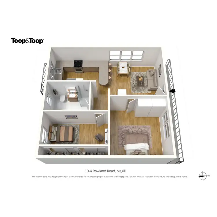 Floorplan of Homely apartment listing, 10/4 Rowland Road, Magill SA 5072