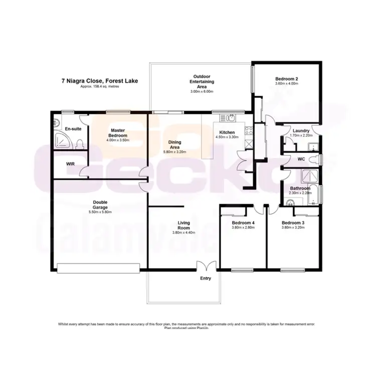 Floorplan of Homely house listing, 7 Niagara Close, Forest Lake QLD 4078