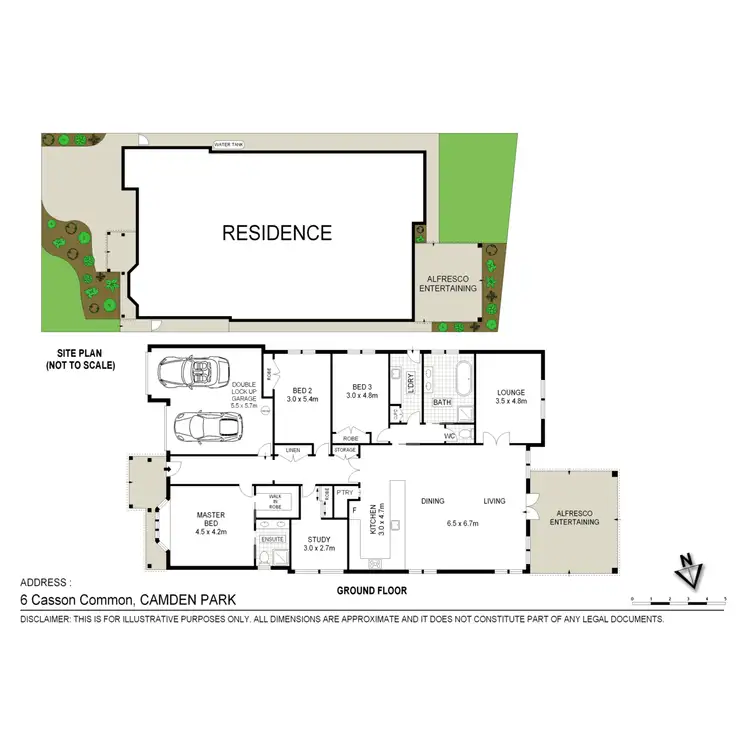 Floorplan of Homely house listing, 6 Casson Common, Camden Park NSW 2570