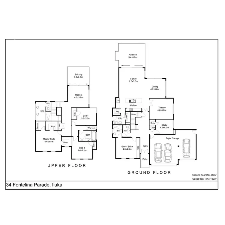 Floorplan of Homely house listing, 34 Fontelina Parade, Iluka WA 6028