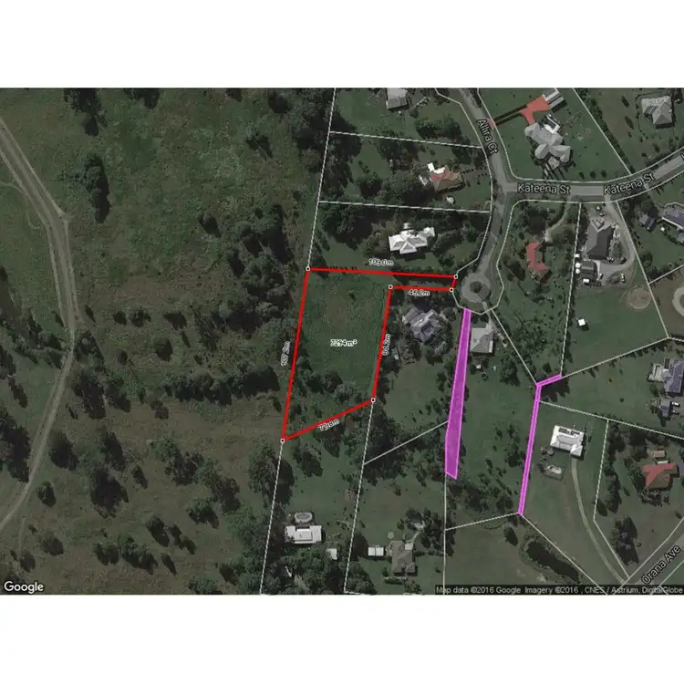 Floorplan of Homely land listing, 13 Allira Court, Pomona QLD 4568