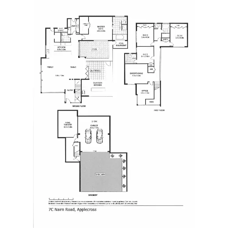 Floorplan of Homely house listing, 7C Nairn Road, Applecross WA 6153