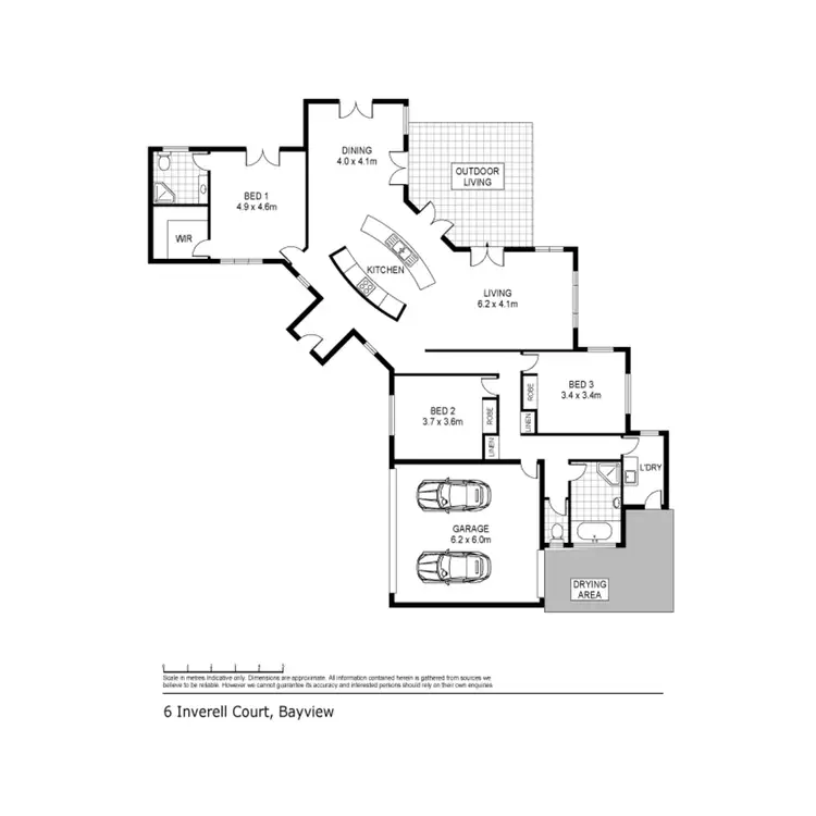 Floorplan of Homely house listing, 6 Inverell Court, Bayview NT 820