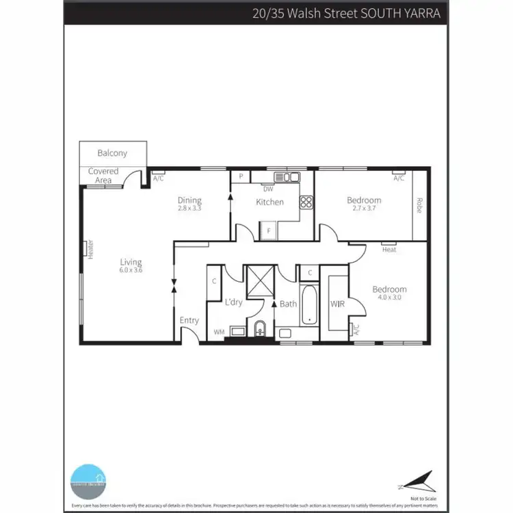 Floorplan of Homely apartment listing, 20/35 Walsh Street, South Yarra VIC 3141